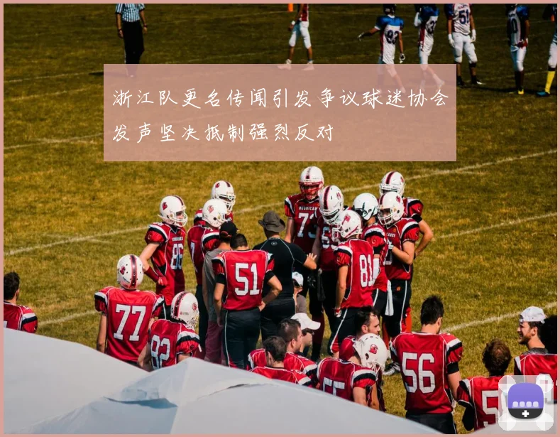 浙江队更名传闻引发争议球迷协会发声坚决抵制强烈反对